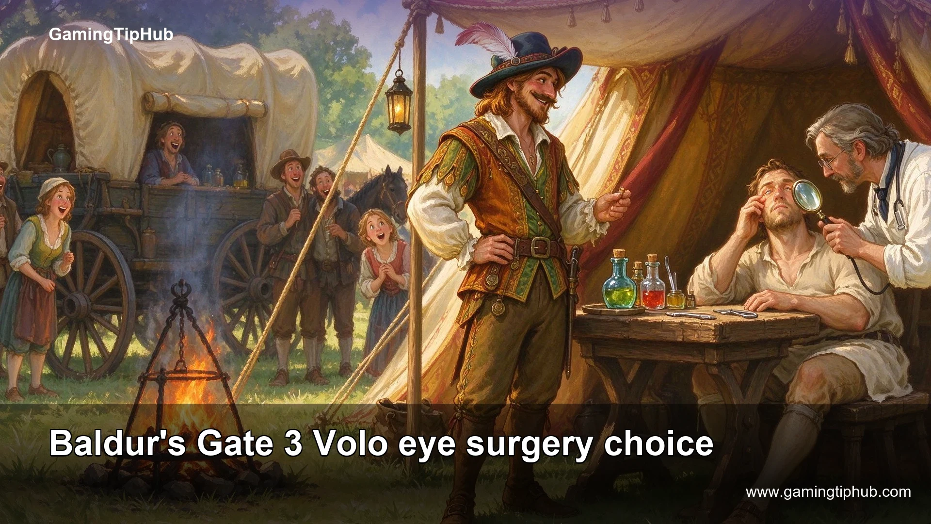 Baldur's Gate 3 Volo eye surgery choice