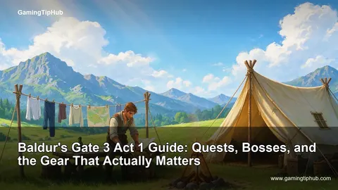 Baldur's Gate 3 Act 1 Guide: Quests, Bosses, and the Gear That Actually Matters