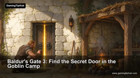 Baldur's Gate 3: Find the Secret Door in the Goblin Camp