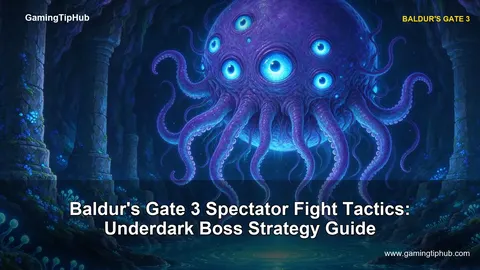 Baldur's Gate 3 Spectator Fight Tactics: Underdark Boss Strategy Guide
