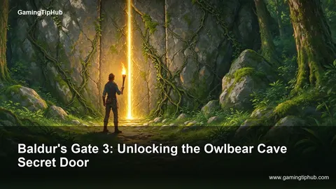 Baldur's Gate 3: Unlocking the Owlbear Cave Secret Door