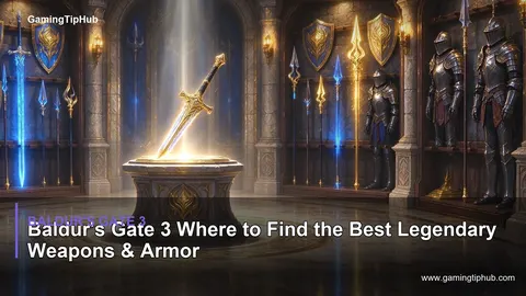 Baldur's Gate 3 Where to Find the Best Legendary Weapons & Armor