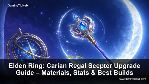 Elden Ring: Carian Regal Scepter Upgrade Guide – Materials, Stats & Best Builds