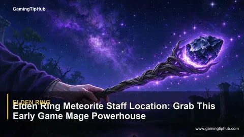 Elden Ring Meteorite Staff Location: Grab This Early Game Mage Powerhouse