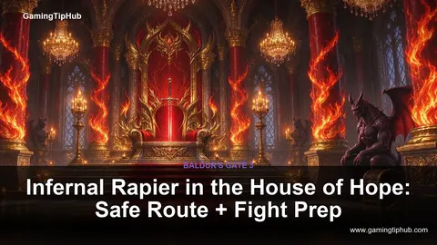 Infernal Rapier in the House of Hope: Safe Route + Fight Prep