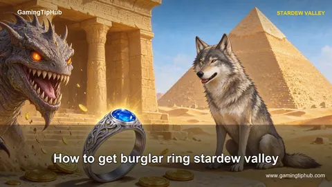 How to get burglar ring stardew valley