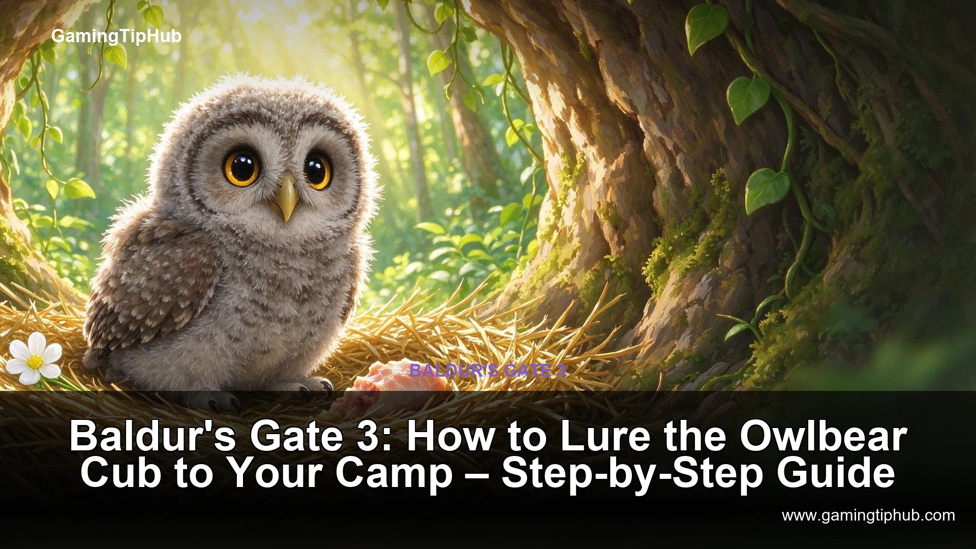 Baldur's Gate 3: How to Lure the Owlbear Cub to Your Camp – Step-by-Step Guide