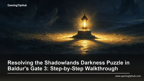Resolving the Shadowlands Darkness Puzzle in Baldur's Gate 3: Step-by-Step Walkthrough