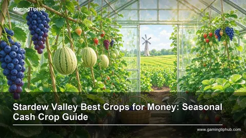 Stardew Valley Best Crops for Money: Seasonal Cash Crop Guide