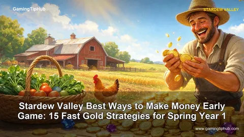 Stardew Valley Best Ways to Make Money Early Game: 15 Fast Gold Strategies for Spring Year 1