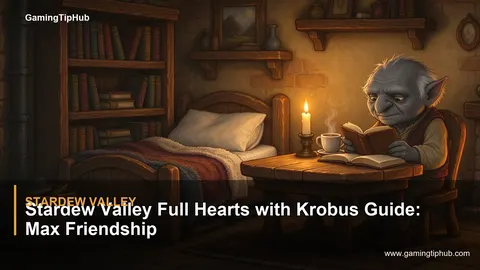 Stardew Valley Full Hearts with Krobus Guide: Max Friendship