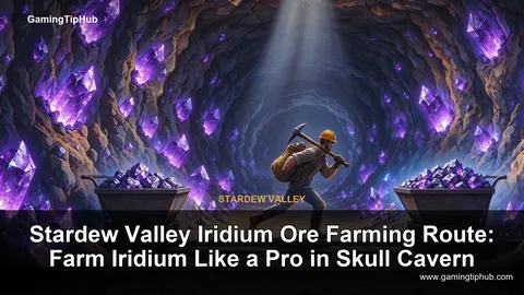Stardew Valley Iridium Ore Farming Route: Farm Iridium Like a Pro in Skull Cavern
