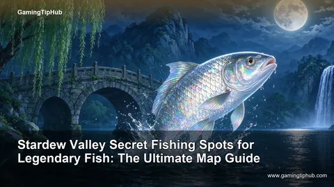 Stardew Valley Secret Fishing Spots for Legendary Fish: The Ultimate Map Guide