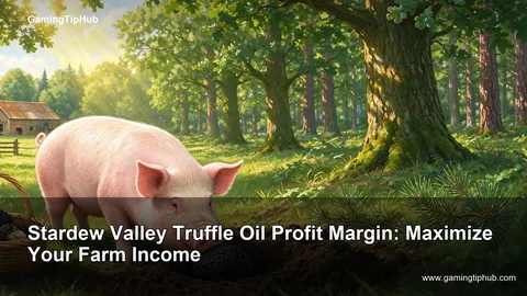 Stardew Valley Truffle Oil Profit Margin: Maximize Your Farm Income