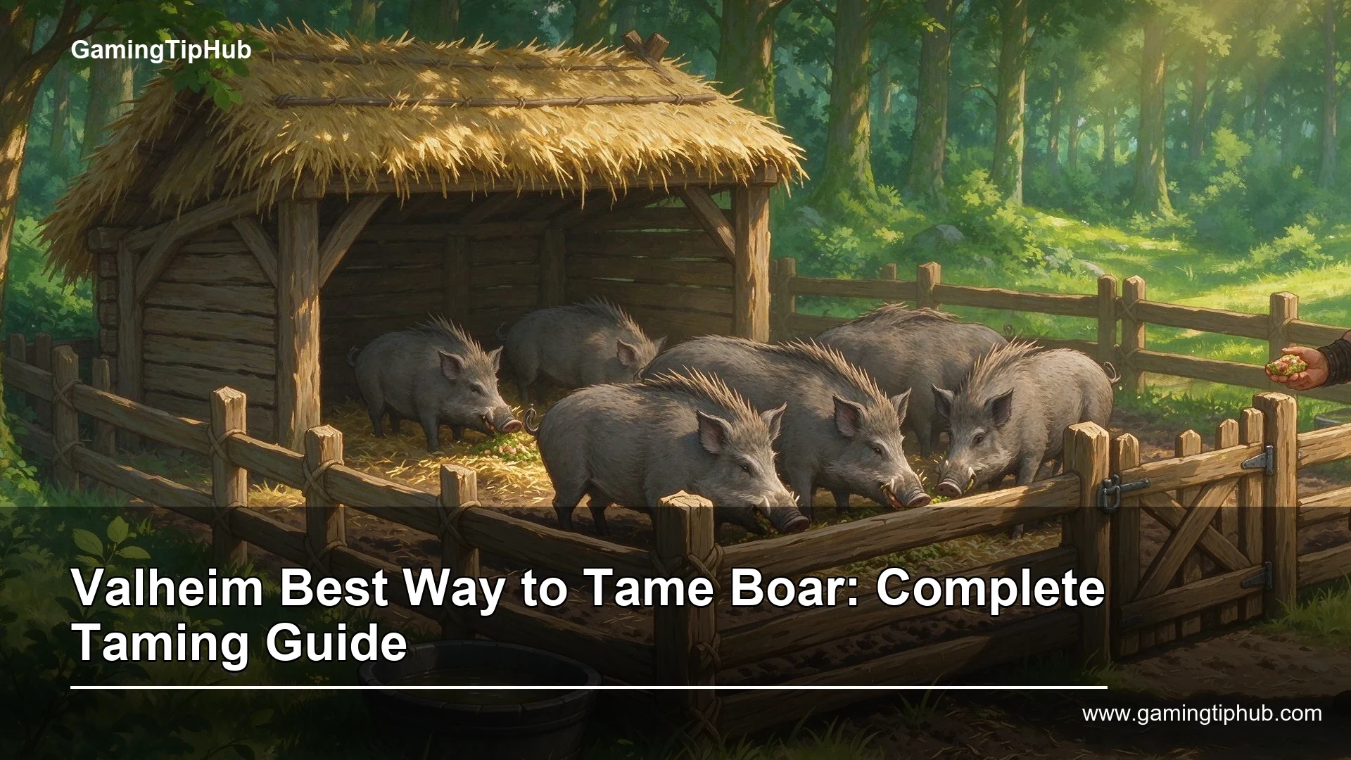 Valheim Best Way to Tame Boar: Complete Taming Guide