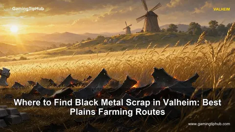 Where to Find Black Metal Scrap in Valheim: Best Plains Farming Routes