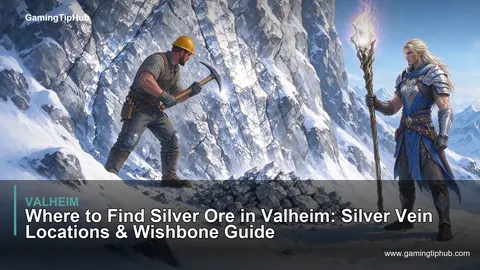 Where to Find Silver Ore in Valheim: Silver Vein Locations & Wishbone Guide